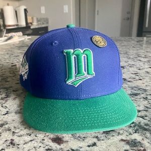 Minnesota Twins New Era Hat Club NBA Crossover Edition - Size 7 3/8